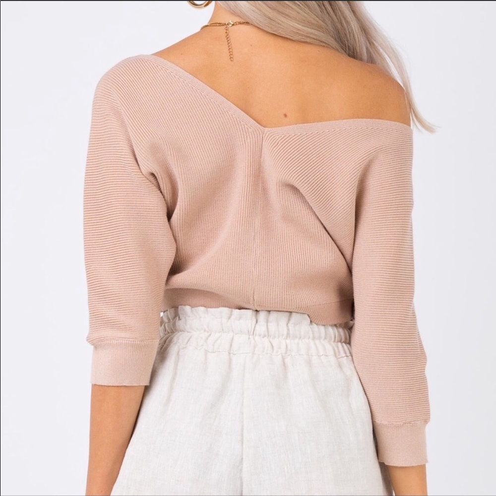 Princess poly love more knit top cropped sweater - Picture 3 of 7